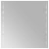 vidaXL LED Badkamer Spiegel Transparant 60 x 60 cm gehard glas
