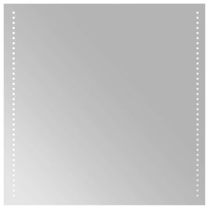 vidaXL LED Badkamer Spiegel Transparant 60 x 60 cm gehard glas
