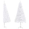 vidaXL Kunstkerstbomen PVC, Steel White