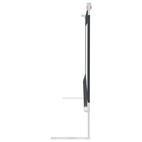 vidaXL Bedhekje peuter 190x25 cm stof donkergrijs