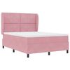 vidaXL Boxspringbed met matras Roze 200 x 160 cm Fluweel