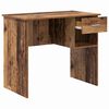 vidaXL Bureau met lade met plank Oud Hout 90 x 49 x 75 cm Bewerkt hout