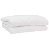 vidaXL Zomer Dekbed met kussen 3 pcs Wit Microfibre