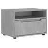 vidaXL Tv-meubel VISNES 60x40x38 cm bewerkt hout betongrijs