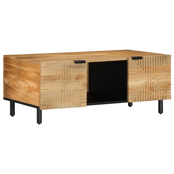 vidaXL Salontafel 100x54x40 cm massief mango bruin