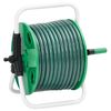 vidaXL Slanghaspel vrijstaand met 20 m slang PVC groen
