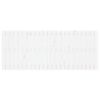 vidaXL Wandhoofdbord 147x3x60 cm massief grenenhout wit