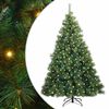vidaXL Kunstkerstboom met 300 LED met standaard Groen 210 cm PE en PVC