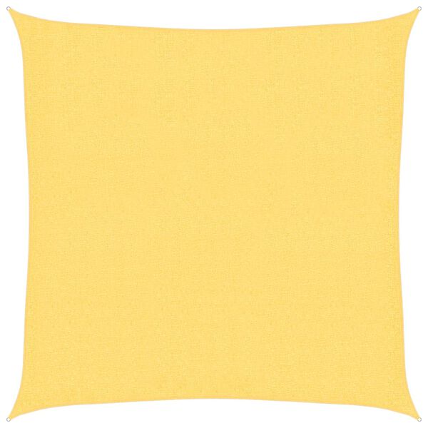 vidaXL Zonnescherm HDPE vierkant beige 3,6x3,6 m