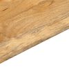 vidaXL Tafelblad rechthoekig 90x30x2,5 cm massief mangohout