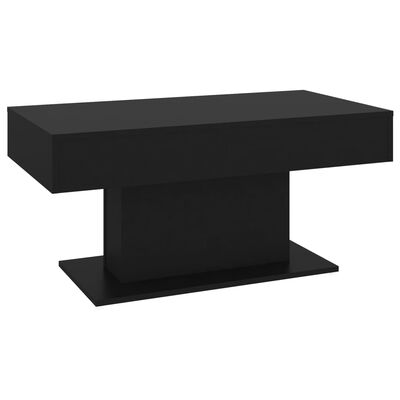 vidaXL Salontafel 96x50x45 cm bewerkt hout zwart