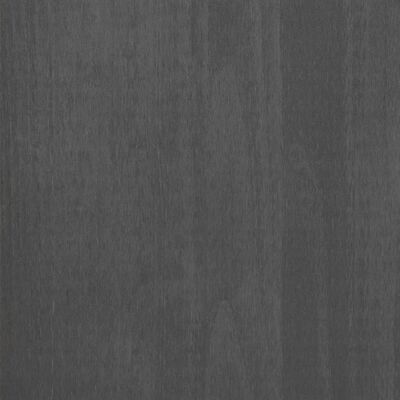 vidaXL Nachtkastjes HAMAR 2 st 40x35x62 cm grenenhout donkergrijs