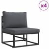 vidaXL Tuin Sofa Set met kussen 7 pcs