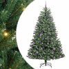 vidaXL Kunstmatige Inklapbare Kerstboom Groen 180 cm PVC en Metaal