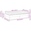 vidaXL Hoekbedframe met Matras Anders 2 pcs Geel Fluweel