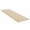 vidaXL Ligbedkussen 200x60x3 cm oxford stof beige
