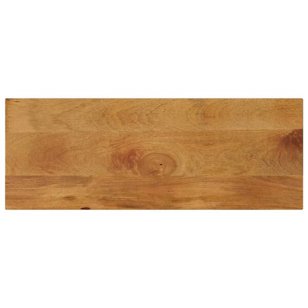 vidaXL Tafelblad rechthoekig 80x20x3,8 cm massief mangohout