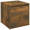 vidaXL Opbergbox met lade 40,5x40x40 cm bewerkt hout grijs sonoma eik, opbergkist, organiser, opslagbox, box, opslagkist, opbergbox, opbergkisten