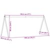 vidaXL Kinderbedhuisje 199x80,5x88 cm massief grenenhout wit