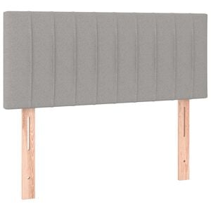 vidaXL Hoofdborden 144x5x78/88 cm stof taupe