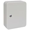 vidaXL Sleuteldoos met slot Ivoor 20 x 7,5 x 25 cm Staal