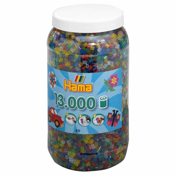 Hama Strijkkralen 13000 st in ton Maxi