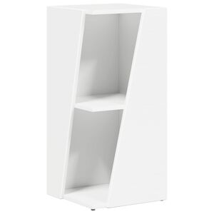 vidaXL Zijplank 33 x 32 x 70,5 cm Bewerkt hout Wit