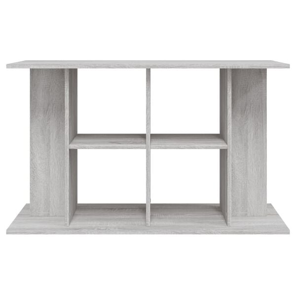 vidaXL Aquariumstandaard 100x40x60 cm bewerkt hout grijs sonoma