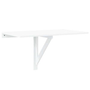 vidaXL Wandtafel inklapbaar 100x60 cm wit