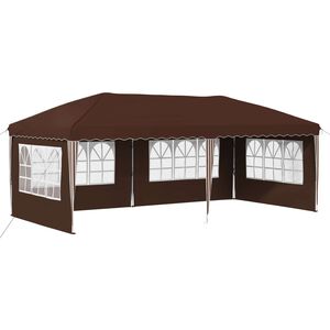 vidaXL Pop-up partytent 575 x 289 x 245 cm Bruin