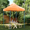 vidaXL Partytent Oranje 200 x 200 x 306 cm Oxford Stof