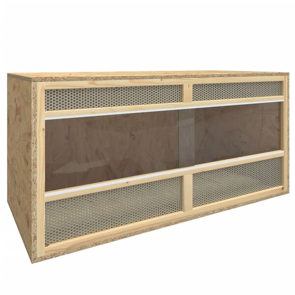 vidaXL Terrarium 100x47x47 cm bewerkt hout