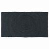 vidaXL Vloerkleden Donkergrijs 60 x 110 cm Jute