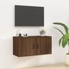 vidaXL Tv-wandmeubel 80x34,5x40 cm bruin eikenkleur