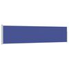 vidaXL Tuinscherm uittrekbaar 117x514 cm blauw