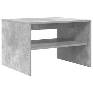 vidaXL Salontafel Beton Grijs 60 x 50 x 40 cm Bewerkt hout