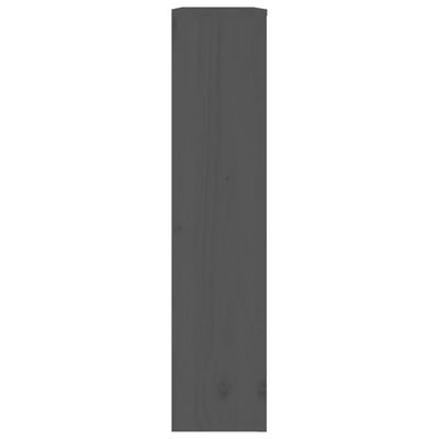 vidaXL Radiatorombouw 79,5x19x84 cm massief grenenhout grijs