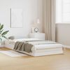 vidaXL Bedframe Wit 213.5 x 104 x 9 cm Massief grenenhout