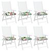 vidaXL Stoelkussens 6 st 50x50x7 cm stof meerkleurig