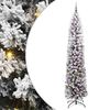 vidaXL Kunstkerstboom Groen 240 cm PVC en Staal en Kunststof