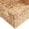 vidaXL Opslagmanden 3 pcs Naturel 40 x 30 x 18 cm Waterhyacint