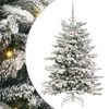 vidaXL Kunstmatige Inklapbare Kerstboom Wit 120 cm PE en PVC