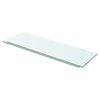 vidaXL Schappen 2 st 60x15 cm glas transparant