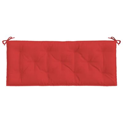 vidaXL Tuinbankkussens 2 st 120x50x7 cm oxford stof rood