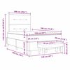 vidaXL Boxspring bed met matras Roze 120 x 190 cm Fluweel