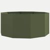 vidaXL Plantenbak Olijf Groen 120 x 120 x 50 cm Staal