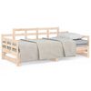 vidaXL Slaapbank uitschuifbaar massief grenenhout 2x(80x200) cm