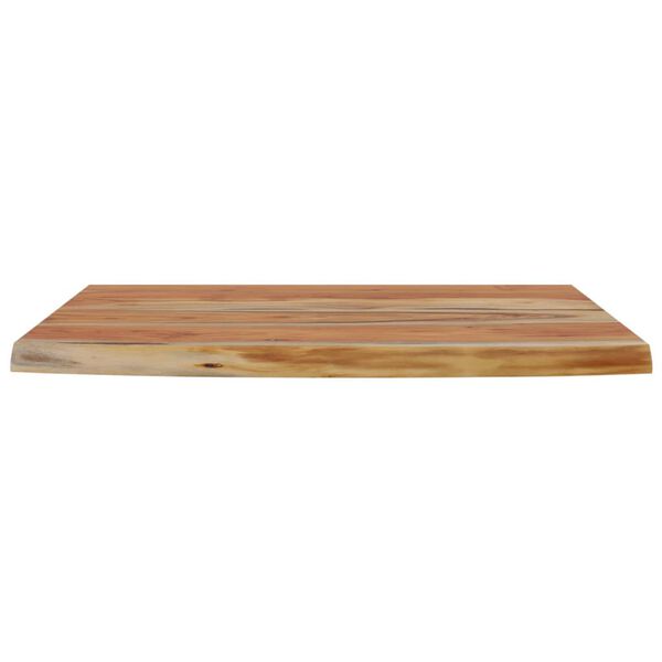 vidaXL Wandschap rechthoekig natuurlijke rand 70x40x3,8 cm acaciahout