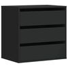 vidaXL Ladekast 60x41x58 cm bewerkt hout zwart