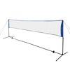vidaXL Badminton net met shuttles 500x155 cm
